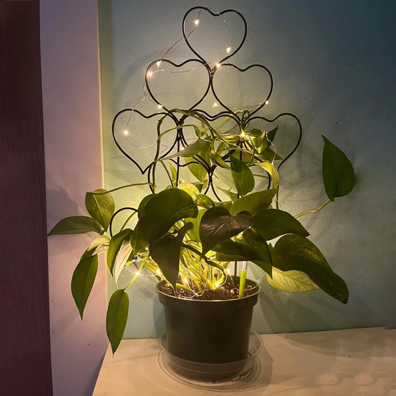 

INW-0eIndoor Plant Trellis for Climbing Plants,Stackable Garden Trellis for Potted Plants, Small House Plant Trellis 3