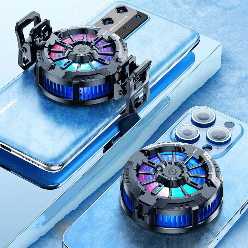 2024 NEW Magnetic/ Back-clip Mobile Phone Semiconductor Cooling Radiator PUBG Game Cooler  for IPhone Android Cool Heat Sink