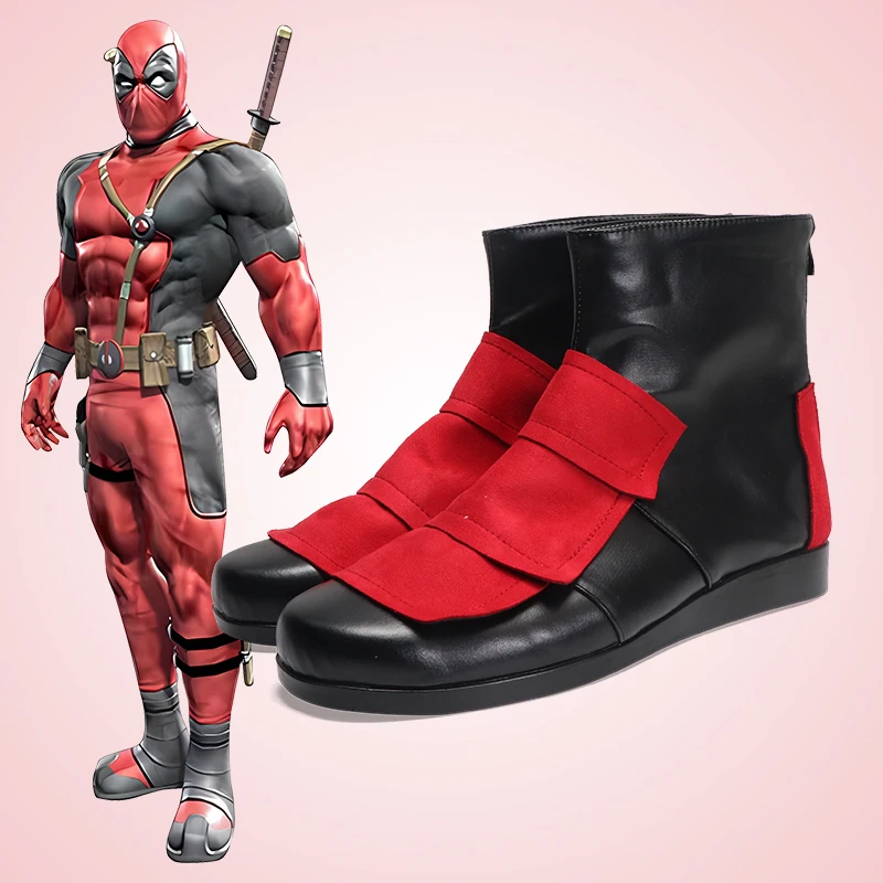 جديد Deadpooling 3 واد وينستون ويلسون تأثيري أحذية أحذية الكبار الرجال النساء هالوين كرنفال أحذية مخصص