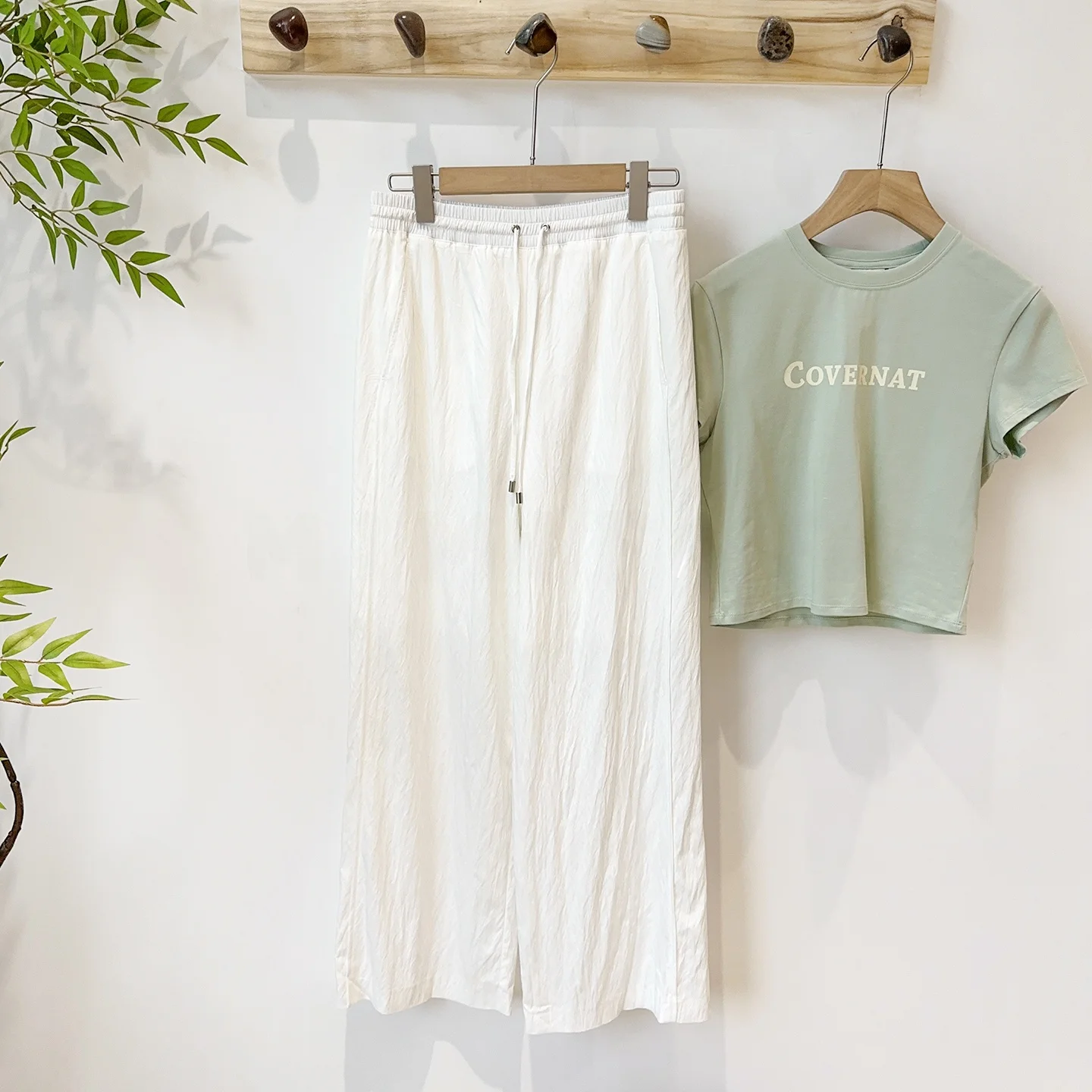 Mimifa CC Original ample décontracté jambe large pantalon polyvalent confortable nouveau 25 Sle trajet Faion saison d'été matériel