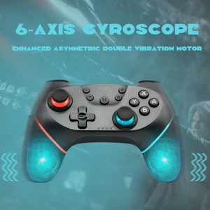 Broodio-Gamepads Bluetooth wireless for Nintendo Switch Pro, Oled Console Control Joystick, Compatible 11 Main Sales Switch Control - №7