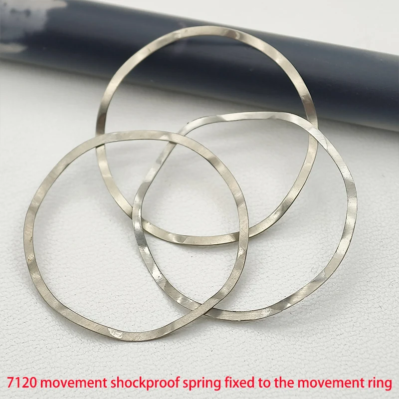 1/2/5PCS 7120 Movement Shockproof Spring Fixed Machine Ring Metal Fits For 7120 Movement For Watchmaker Watch Replace Parts