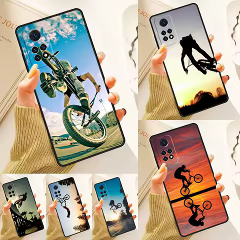 BMX Bike Extreme Sport Case For Samsung Galaxy S24 Plus S23 S20 S21FE Lite S22 Ultra Note 20 S8 S9 S10 Phone Coque