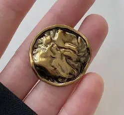 10 sztuk/partia rozmiar: 15mm-30mm Vintage Series metalowe guziki sweter z dzianiny Tweed płaszcz przycisk do odzieży akcesoria do szycia (SS-2780)