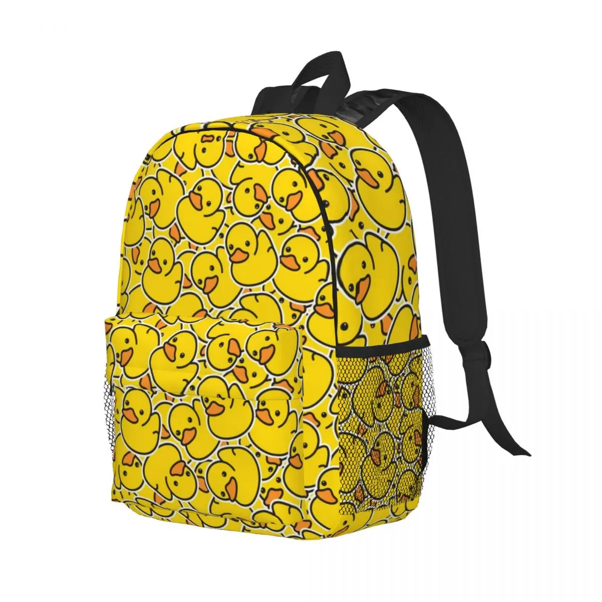 Ducks Cartoon Pattern 3D Printing Backpacks for Girls Boys School College Travel Bags Women Men Bookbag Fits 15 Inch Laptop