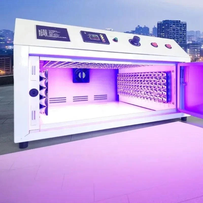 Industrial UV LED Drying Oven Built-in Regulator Timer High Intensity Chamber For UV Coating 3D Printing