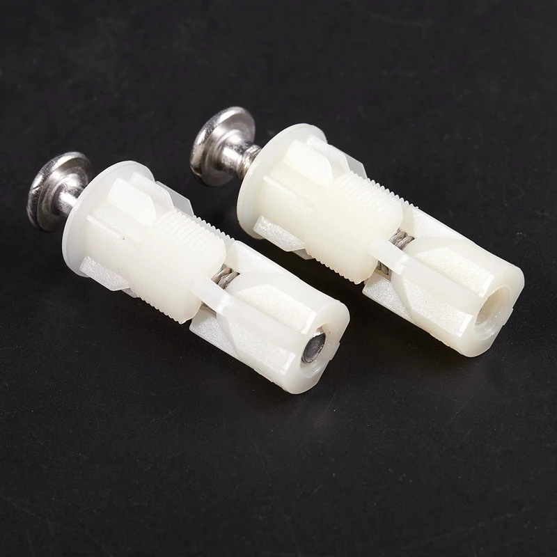 Tornillos de plástico para asiento de inodoro, herramientas de reparación de bisagras, tipo y tamaño: 4 #38Mm x 5mm, 2 unidades