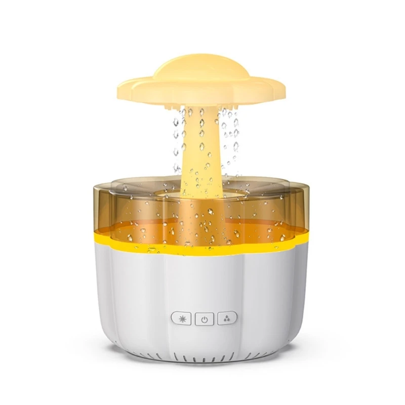 Kleine Nebel-Öl-Diffusoren, kleine Blumenform, Nebel-Luftbefeuchter, entspannender Luftbefeuchter, geeignet für Büro, Wohnzimmer