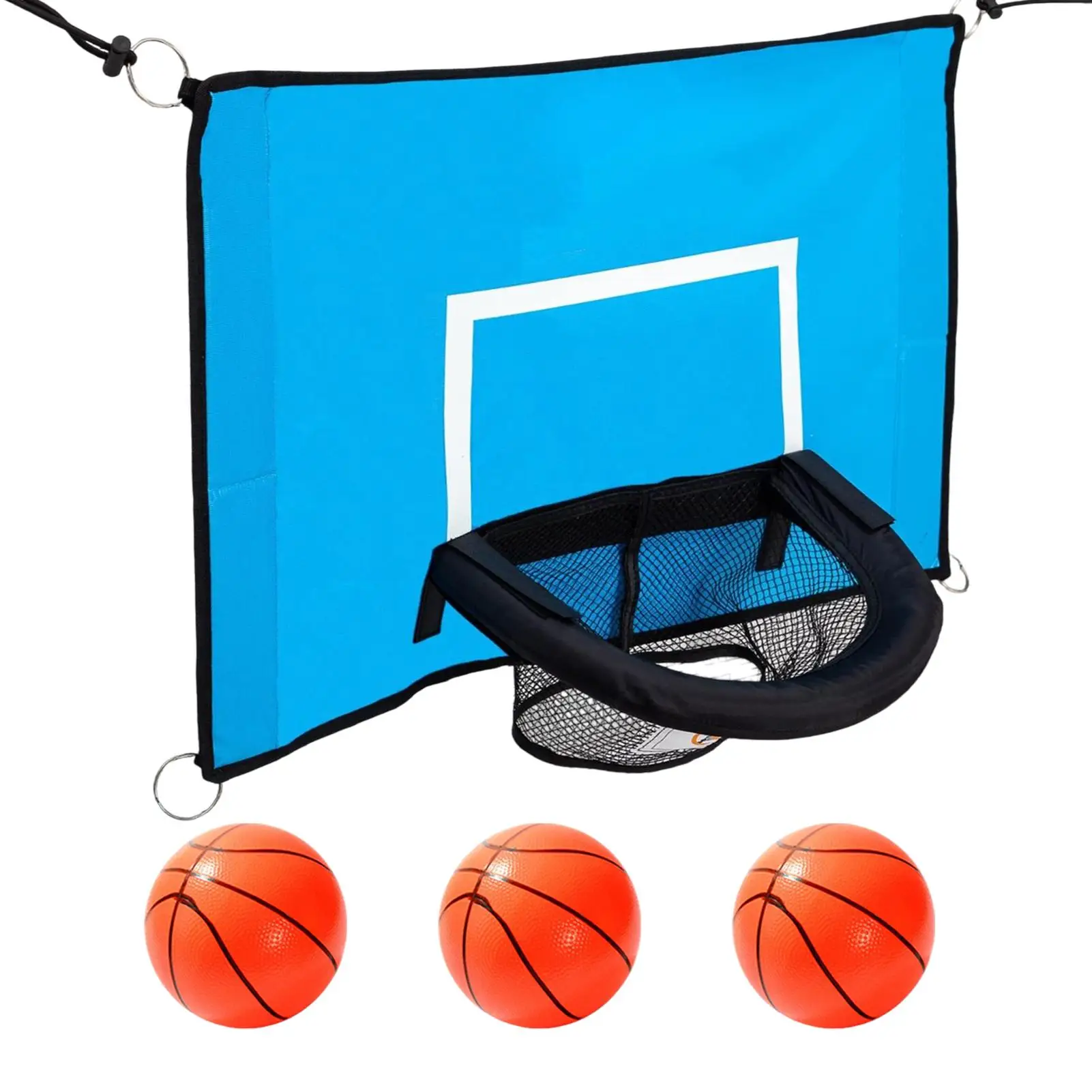 

Kids Basketball Hoop For Trampoline Basketball Dunking Hoop Trampoline Attachment Enclosure Mount Fitness Accessories For Gym