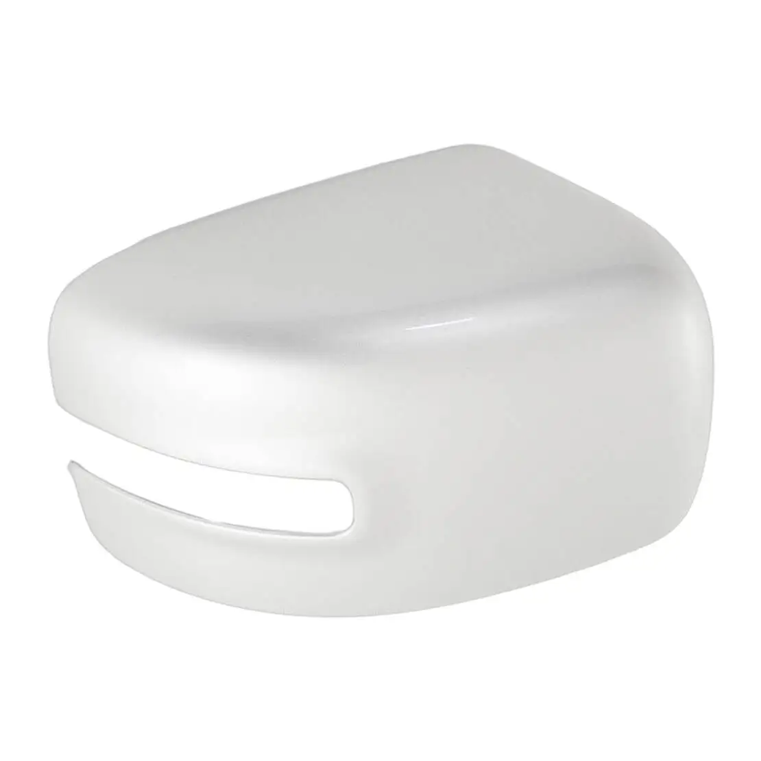 Front Right Side Door Wing Rearview Mirror Cap Cover With Turn Signal Light Hole Fit for Jeep Renegade BU 2015-2022 White ABS