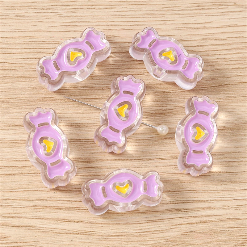 5 Stück Cartoon-Tier-Charms, Harz-Bienen- und Schmetterlings-Abstandshalter, lose Charms-Perlen für die Schmuckherstellung, Armbänder, Halsketten, DIY-Bastelarbeiten, Geschenke – Detail 7
