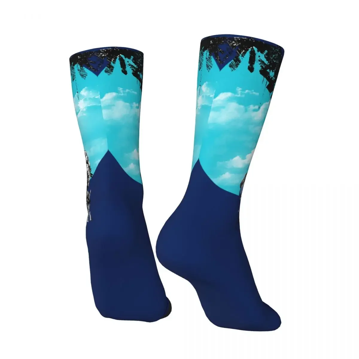 Enjoystick Men's Socks Vintage Harajuku Horizon Zero Dawn Hunter Aloy Game Street Style Novelty Seamless Crew Sock