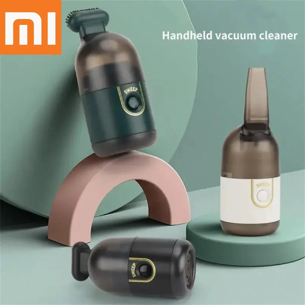 Xiaomi Wireless Mini Vacuum Cleaner 1000Pa Small Handheld Car Interior Desktop Dust Cleaning Tool Portable Car Vacuum Cleaner