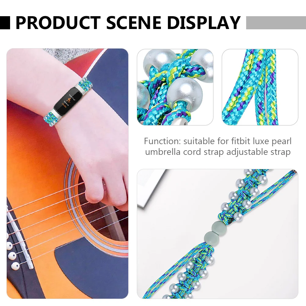 

Pearl Watch Band Knitting Design Replacement For Universal Fit Stylish Comfortable Bracelet Watchstrap Fashion