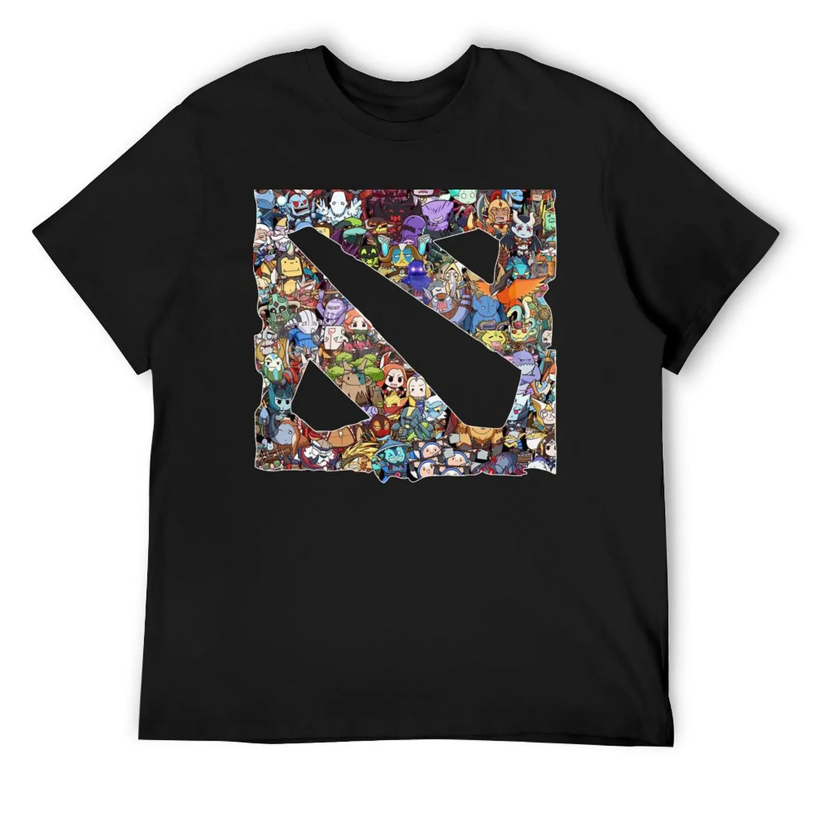 

All heroes in Dota 2 Logo T-Shirt cute clothes summer 2025 oversized t shirt plus size men clothing