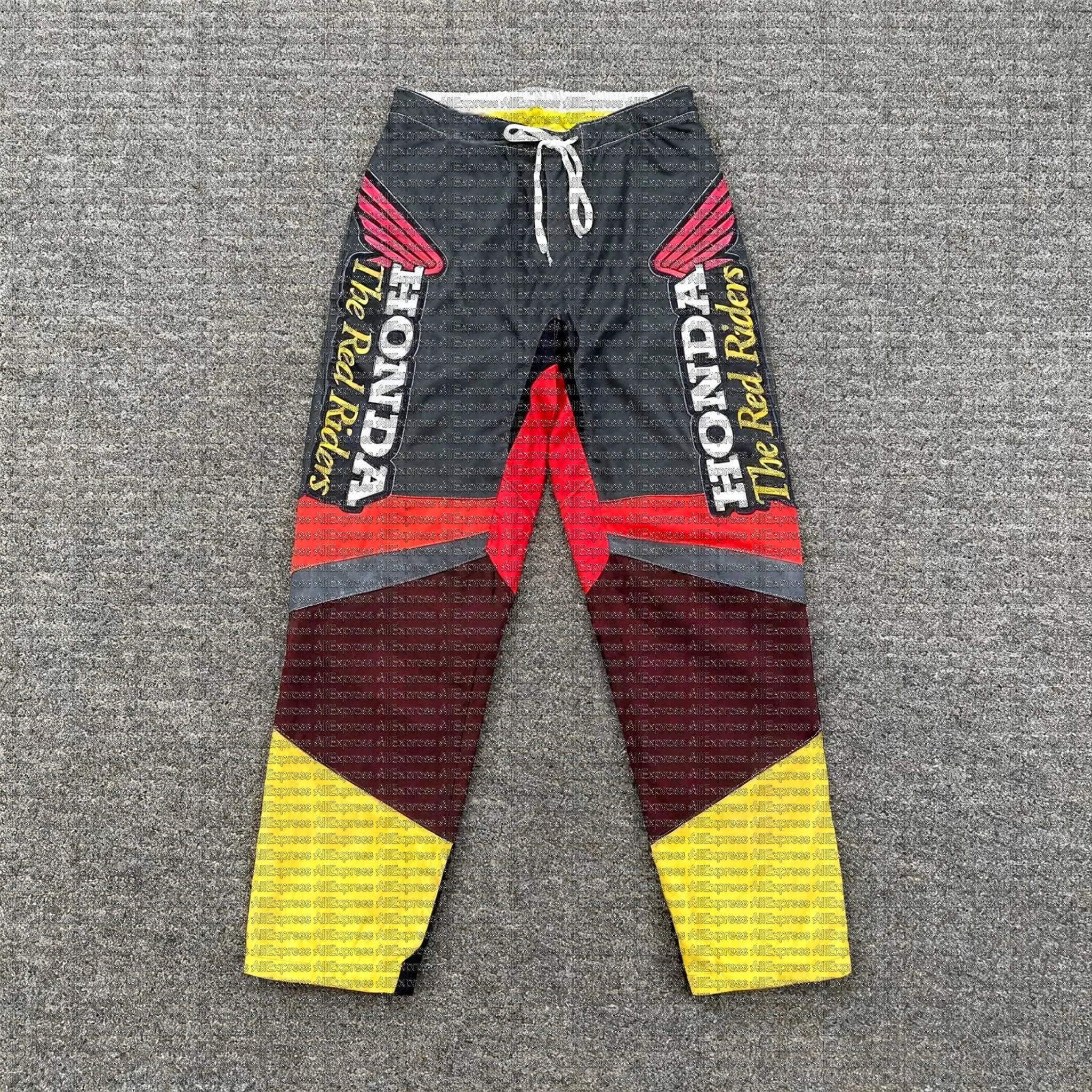 هوندا الرجال الموضة حجم كبير التجفيف السريع السراويل الرياضية غير رسمية 2025 ربيع الخريف فضفاضة مريحة للتنفس سرعة التجفيف #1