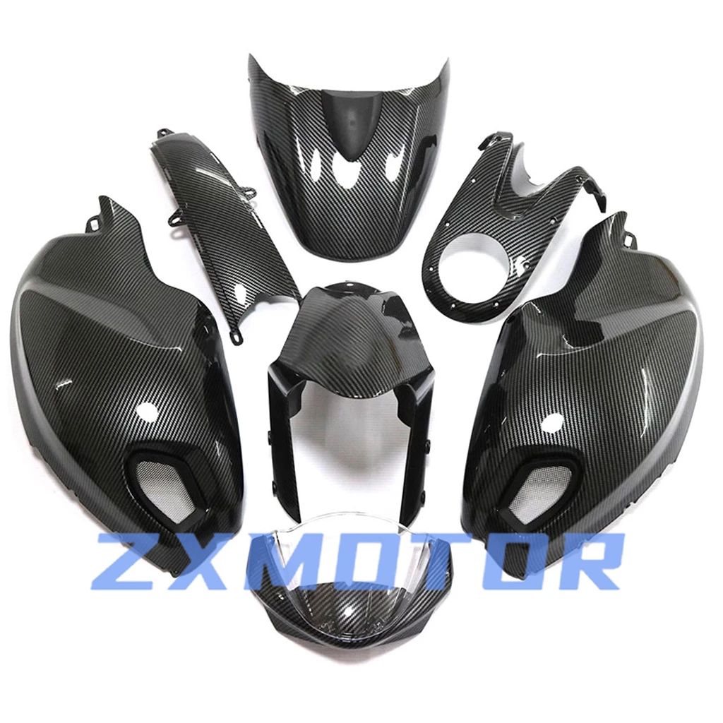 For DUCATI 696 796 1100 Carbon Fibre Injection Fairings Motorcycle Accessories Body Racing Customized Fairing Kit