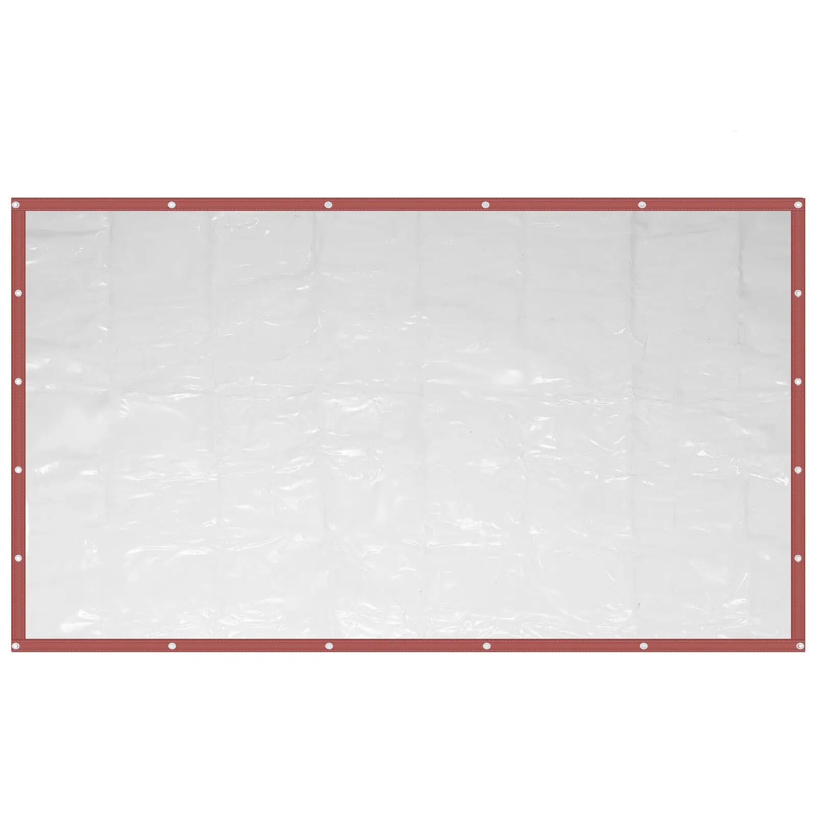 Enclos de patio d'auvent de rideau clair imperméable de PVC de catégorie commerciale