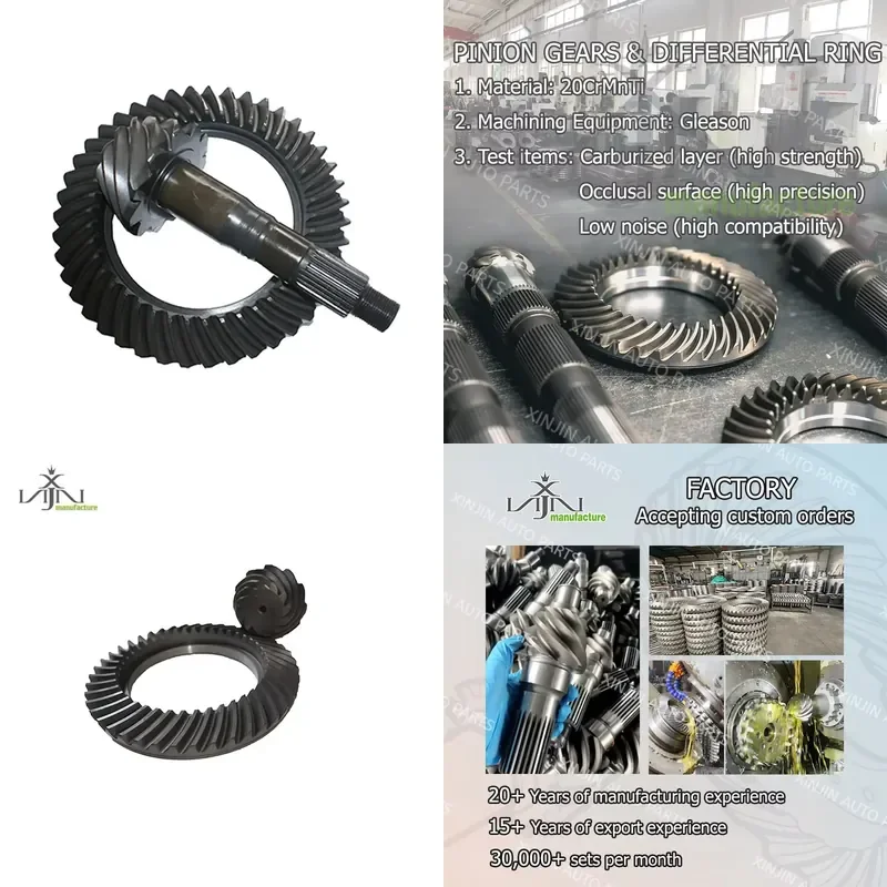 

AP01 Hot-selling Crown Wheel Pinion 30T Spline Teeth for Hilux Hiace with Ratios 11/41 11/43 12/43