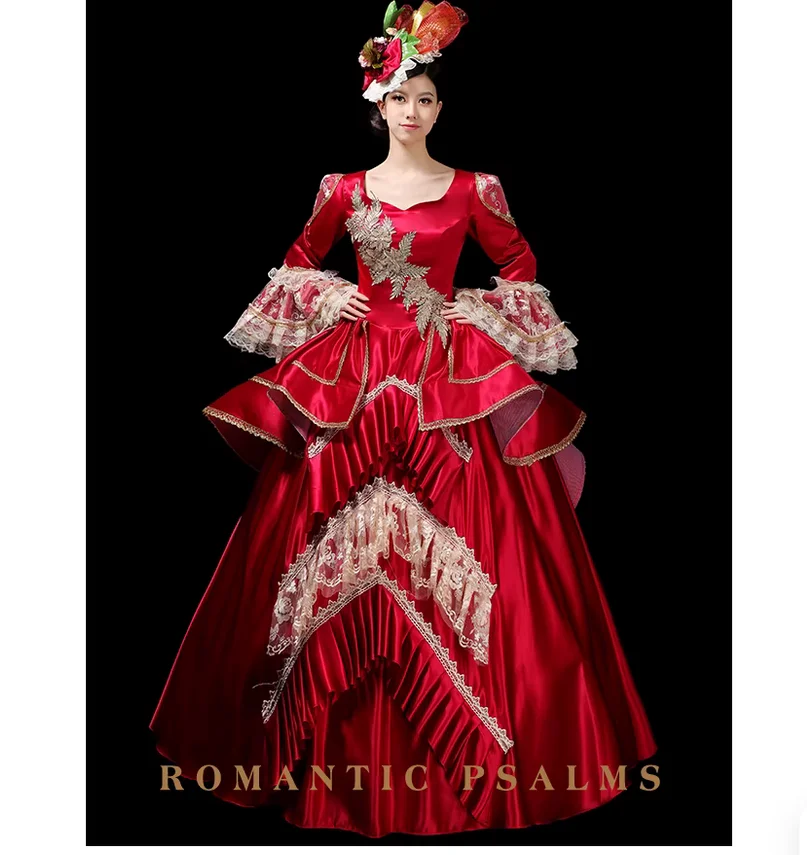 

Opai Court Performance Costume, European Formal Wear, Christmas Costume