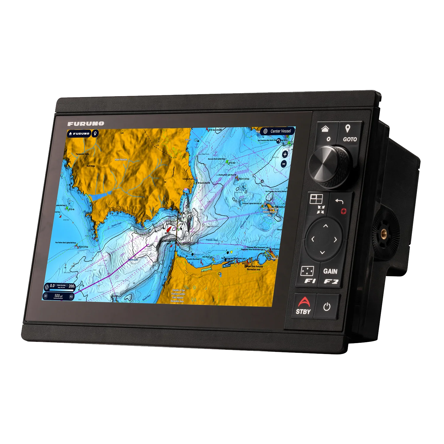 Original New TZT10X  Chart Plotter Hybrid Control IPS Display