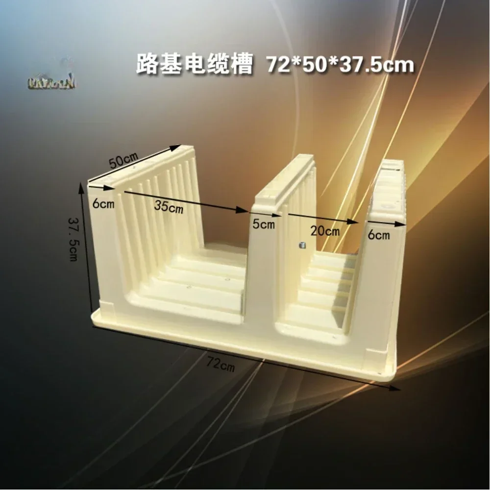 Para drenagem do molde de canal em U de plástico de concreto de cimento