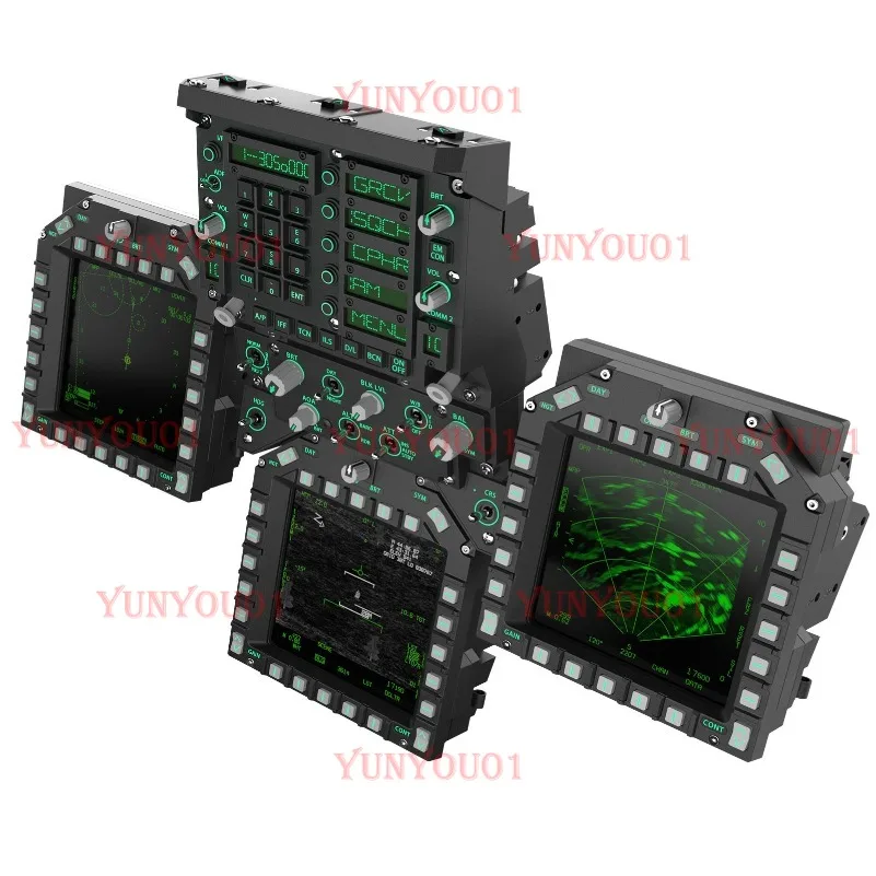 DCS MIP Flight Simulation Peripherals, High Simulation, Control Panel Set
