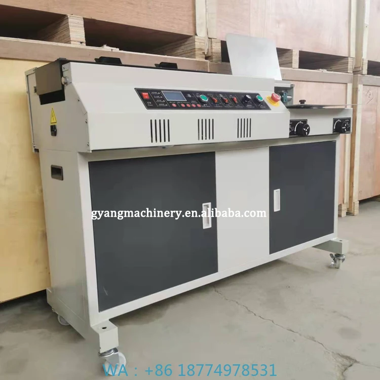 

Hard Cover Book Gluer Binder for SaleHigh Quality Intelligent Glue Binding Machine Notebook Exercise