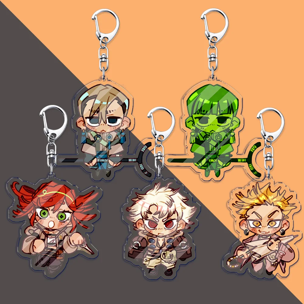 لعبة شعبية حتى الفجر الكرتون تشيبي المفاتيح الاكسسوارات حقيبة Charms Keyrings مجوهرات المشجعين الأصدقاء لعبة عشاق الهدايا #1