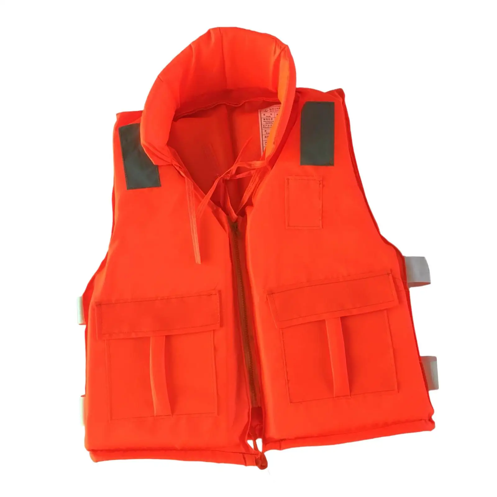 Outdoor Life Jacket Adjustable Reflective Strip Adult Life Vest Buoyancy Aid Waistcoat for Sailing Ski Drifting Surfing Wimming