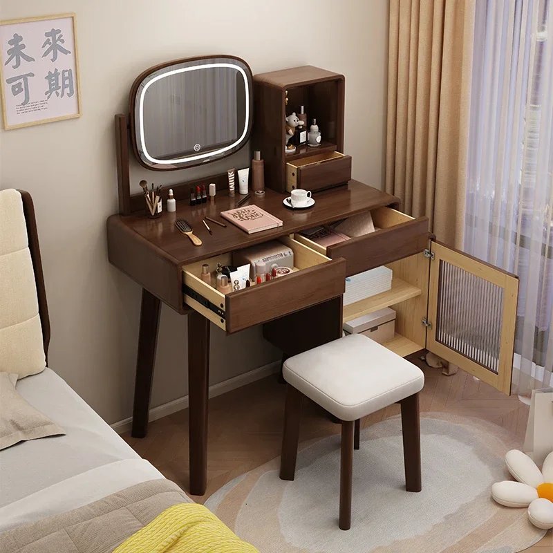 

Organizer Bedroom Dressing Table Set Mirror Design Master Modern Hotel Makeup Table Women Storage Penteadeira Trendy Furniture