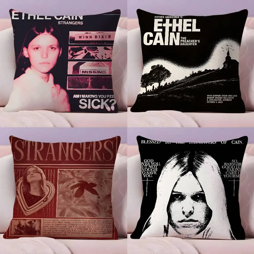 

Singer E-Ethel Cain-S Music Album Pillow Case Pillowcase Ultra Soft Skin Friendly Fabric Cloud Like Comfort & Concealed Zipper