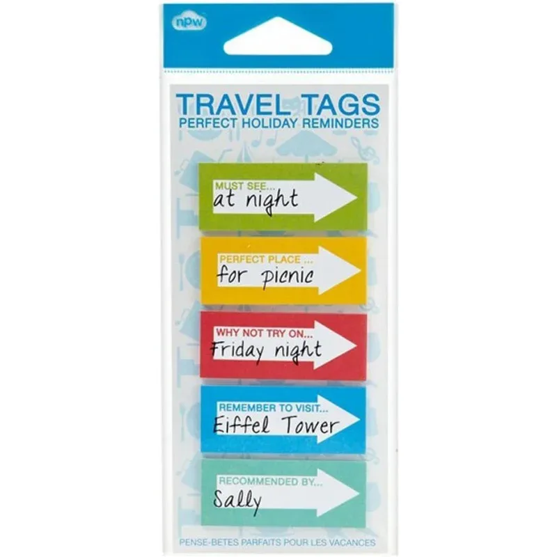 RWDD4#- photosNPW Get the Hint Sticky Note Tags, Travel Guide (W9330)