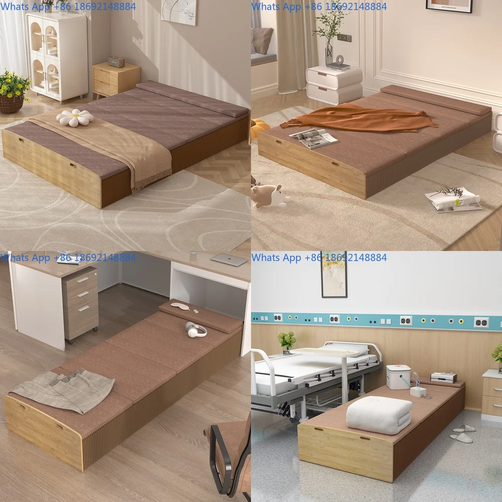 Accompanying foldable bed for home use, foldable nap bed, extendable bed, portable outdoor camping bed, office