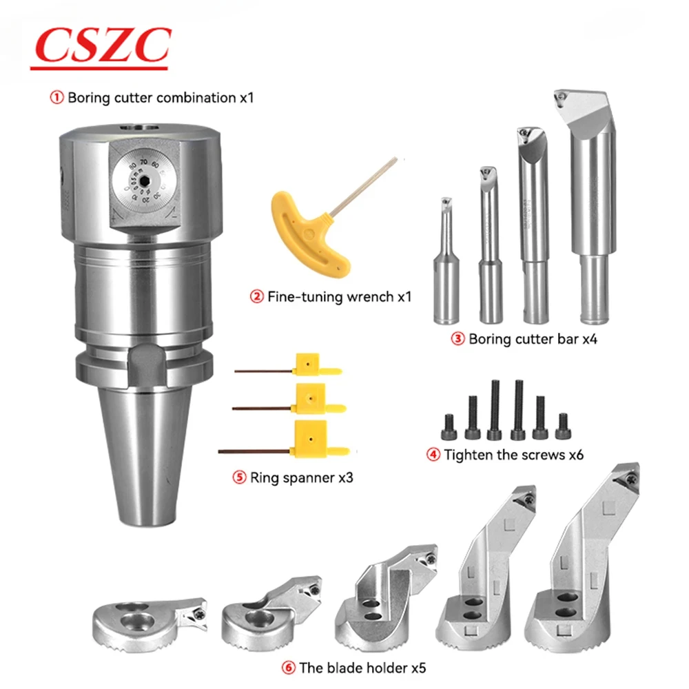 1Set NBH2084S BT30 BT40 BT NT40 CAT40 SK40 MTA4 LBK Boring Tools NBH2084S Tool Holder Fine Tune  Boring Tool NBH2084S