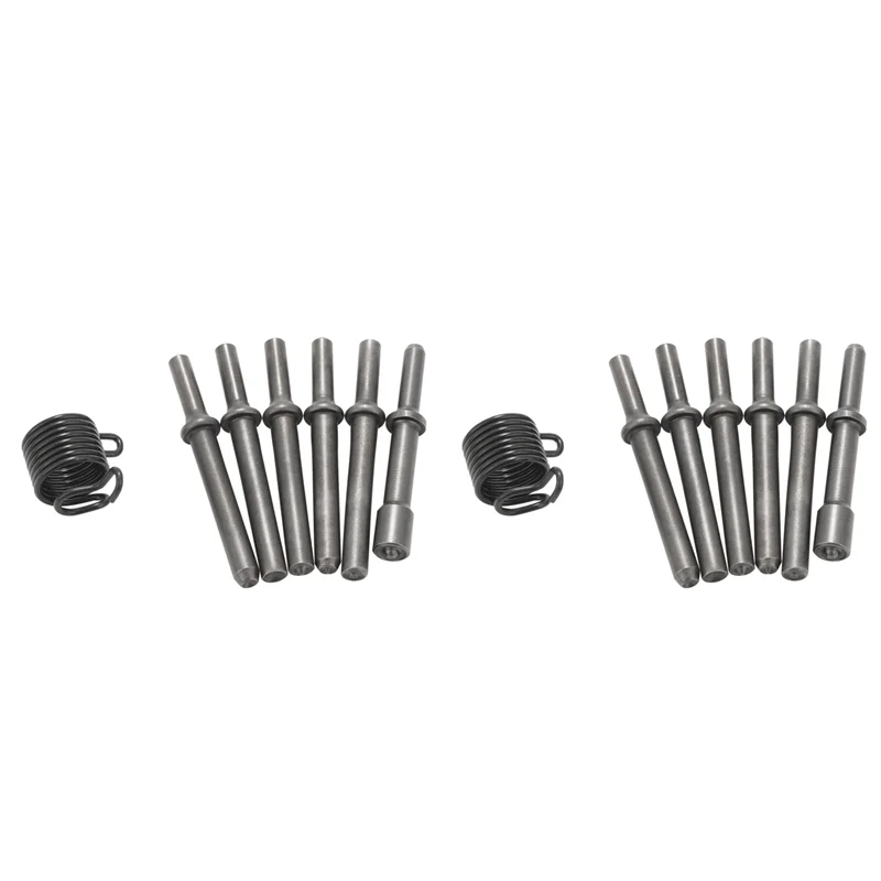 

14 Pcs Great Heavy Duty Smoothing Pneumatic Air Rivet Hammer Tools Kit-TFBC