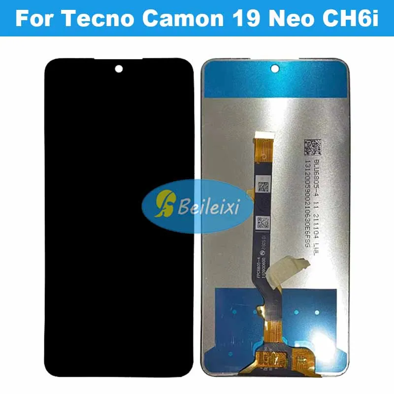 For Tecno Camon 19 Neo CH6i LCD Display Touch Screen Digitizer Assembly For Tecno Camon 19 Neo LCD