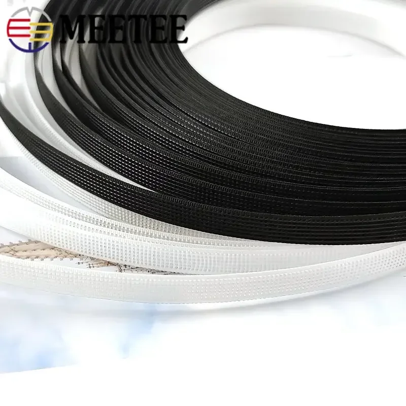 5Yards Meetee 6-15mm Plastic Boning Netting Corset for Bras Toys Support Tape DIY Wedding Dress Making Sewing Accessories Bone