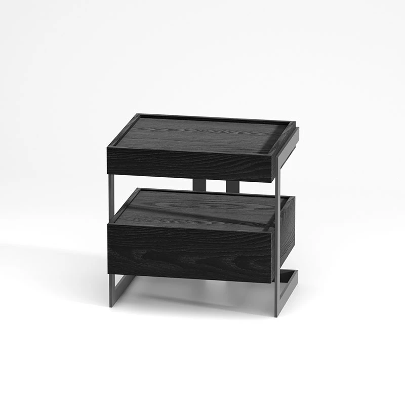 Italian minimalist multi-function, wrought iron premium bedside table