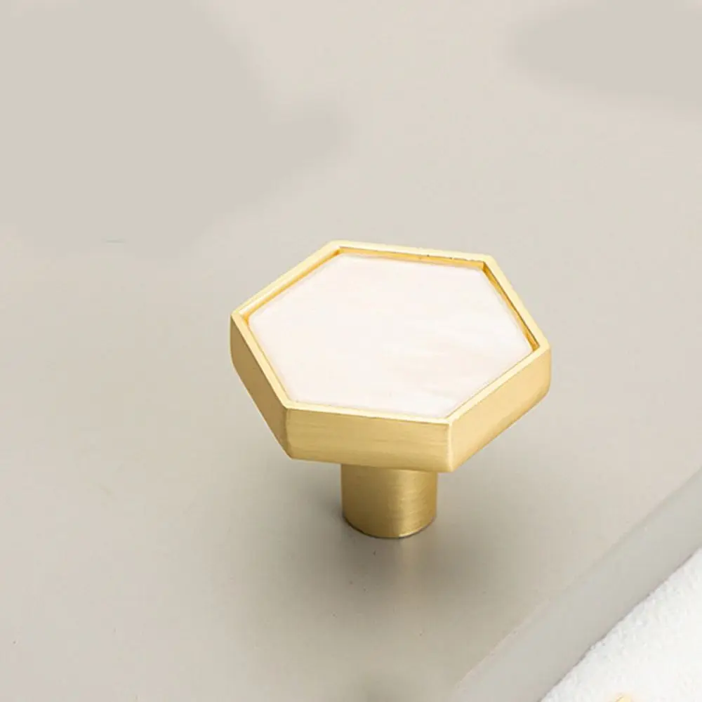 

Minimalist Single Hole Cabinet Knob Nordic Modern Hexagonal Door Pull Handles Colorful Zinc alloy Drawer Knobs Furniture