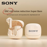 SONY True Wireless Bluetooth Headset Semi-in-ear Sports Game Music Call Long Battery Life Suitable for Apple Samsung
