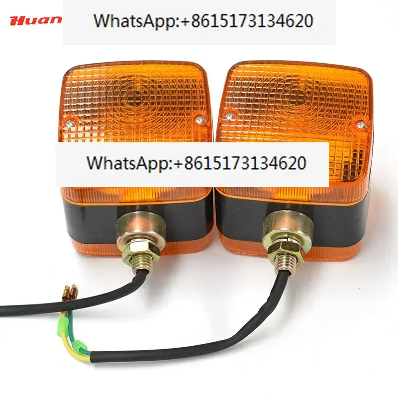 3 pieces 12V Double Side orange Warning Lamp Forklift Front Turn Signal Light