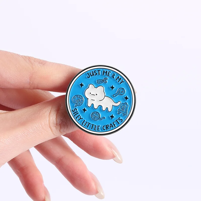 Cute Animal Theme Collection Pins Brooch I Love My Little Hobbies Pig Cat Bear Badge Enamel Lapel Pin Accessory Gift For Friends view 3
