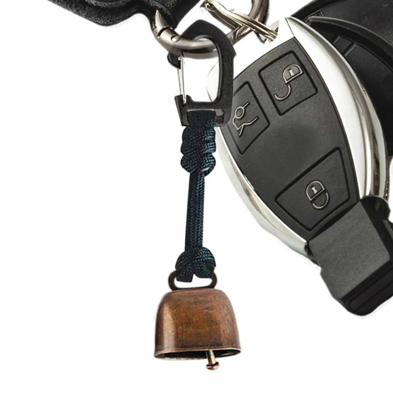 

Loud Bear Bell Bear Scare Gear With Keychain Iron Backpacking Bell For Backpacking Camping Walking Biking Climbing Wilderness