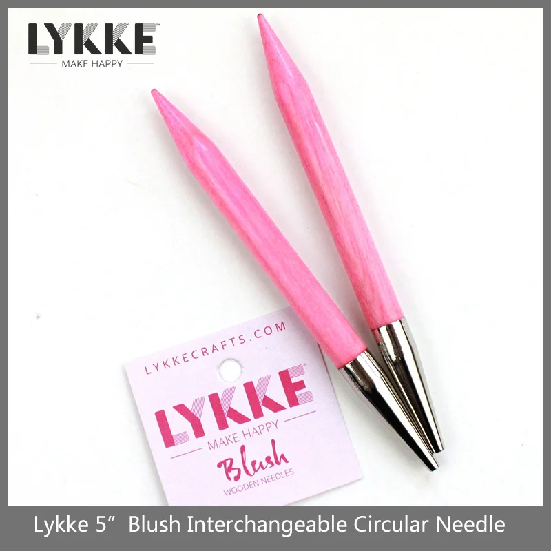 LYKKE Blush 5''/11.5cm Interchangeable Knitting Needles Tip