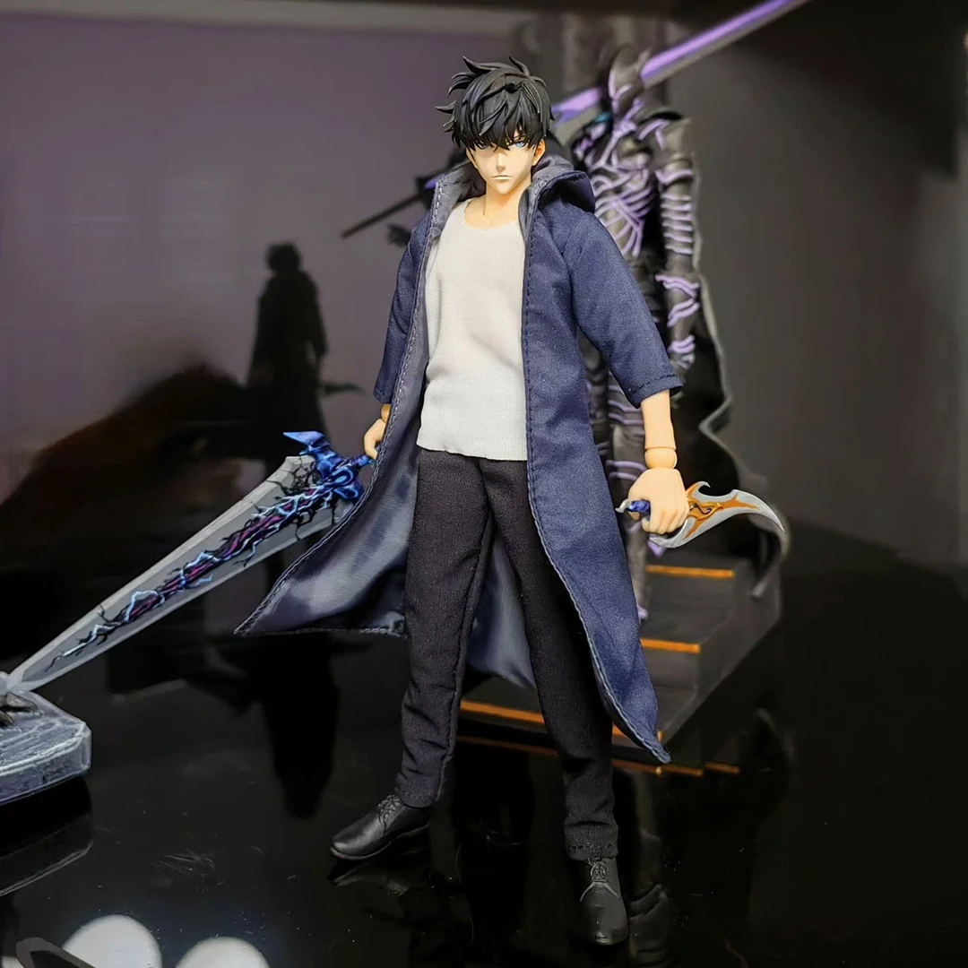 

Solo Leveling 1/12 Scale Articulated Action Figure - Sung Jin - Woo Collectible Doll Toy