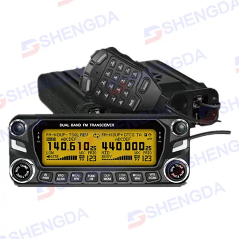 144/220/430mhz Triple Bands Mobile Car Radio With Many Colours Display Bigger Screen And Relay Station Function
