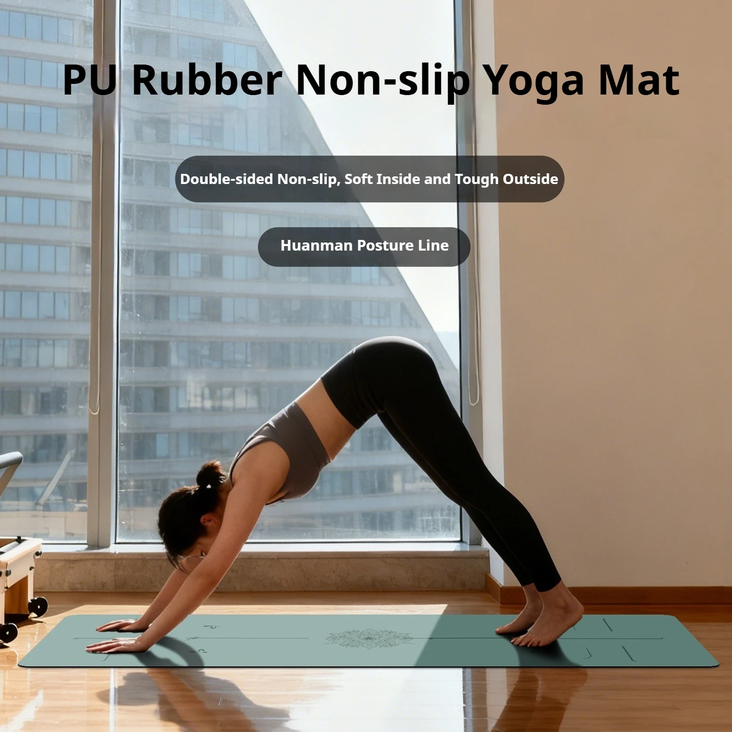 Tapete de Yoga Lezyan Pu em Bo - Home Gym Rubber Flooring avaliação e preço
