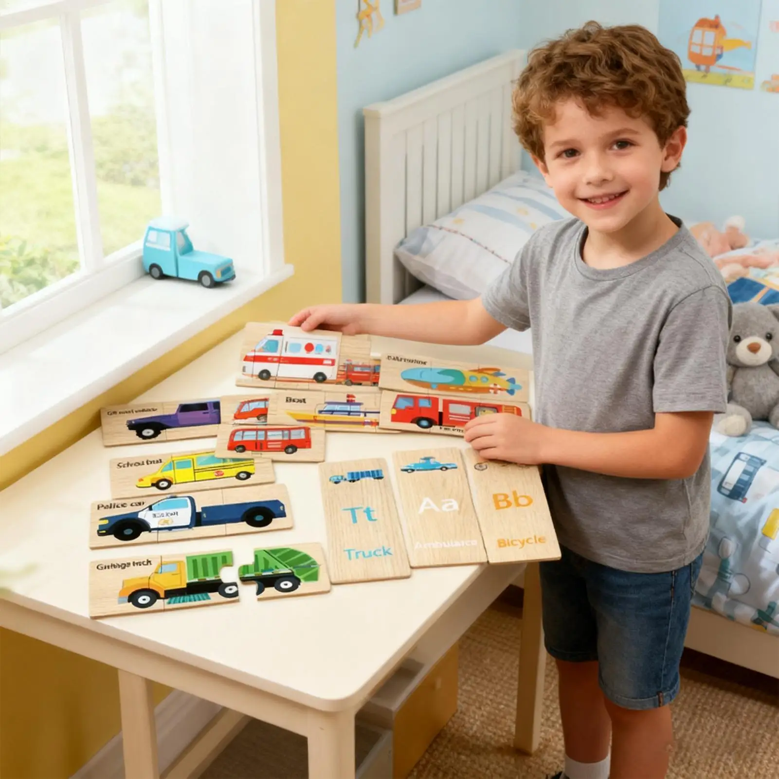 Kinderpuzzels Interactief verzamelbaar STEM-educatief speelgoed Houten legpuzzels voor jeugdtieners Thuis reizende scholen Kleuterschool