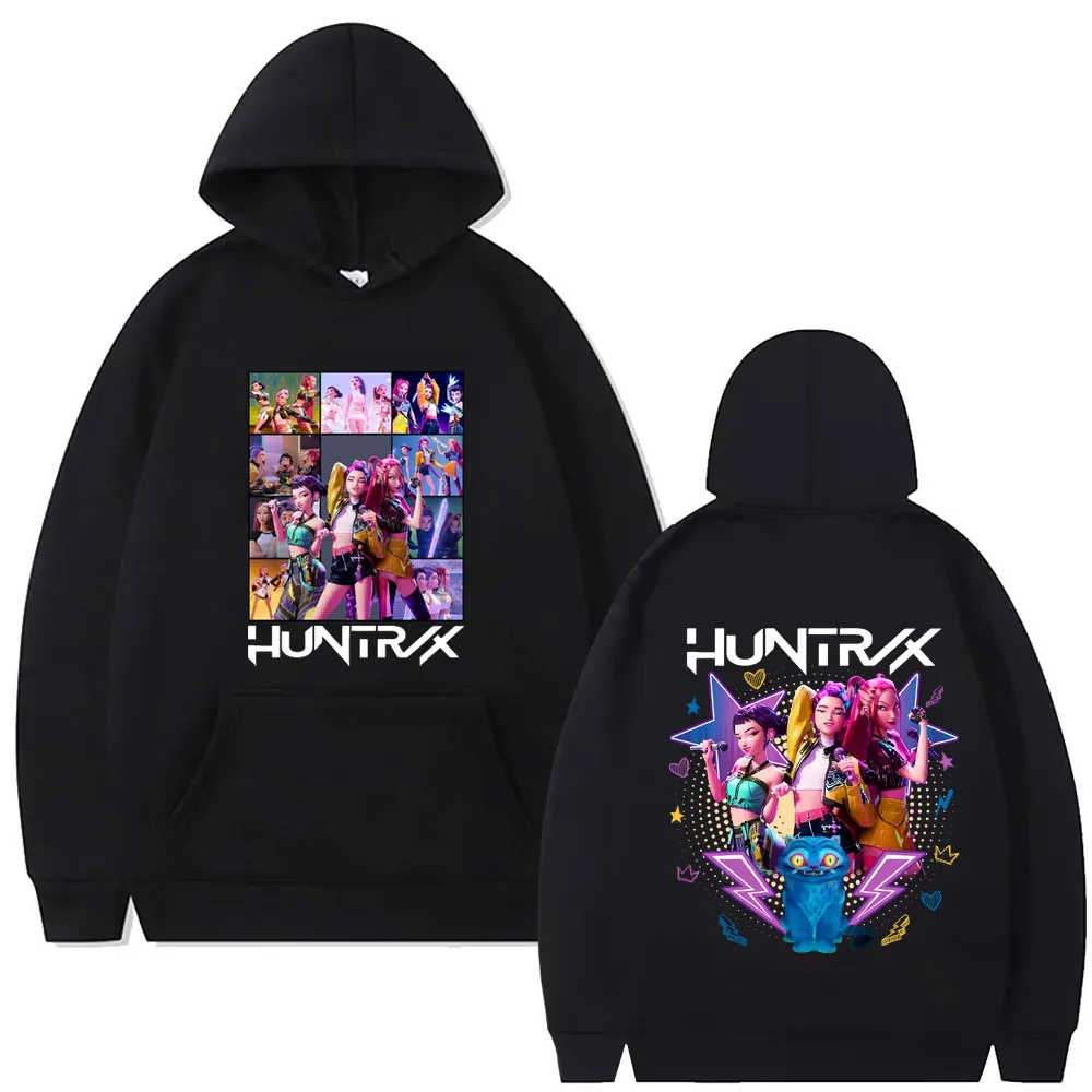

Kpop Demon Hunters Rumi Mira Zoey Graphic Hoodie Men Women Fashion Cartoon Trend Sweatshirt Men's Casual Fleece Cotton Hoodies
